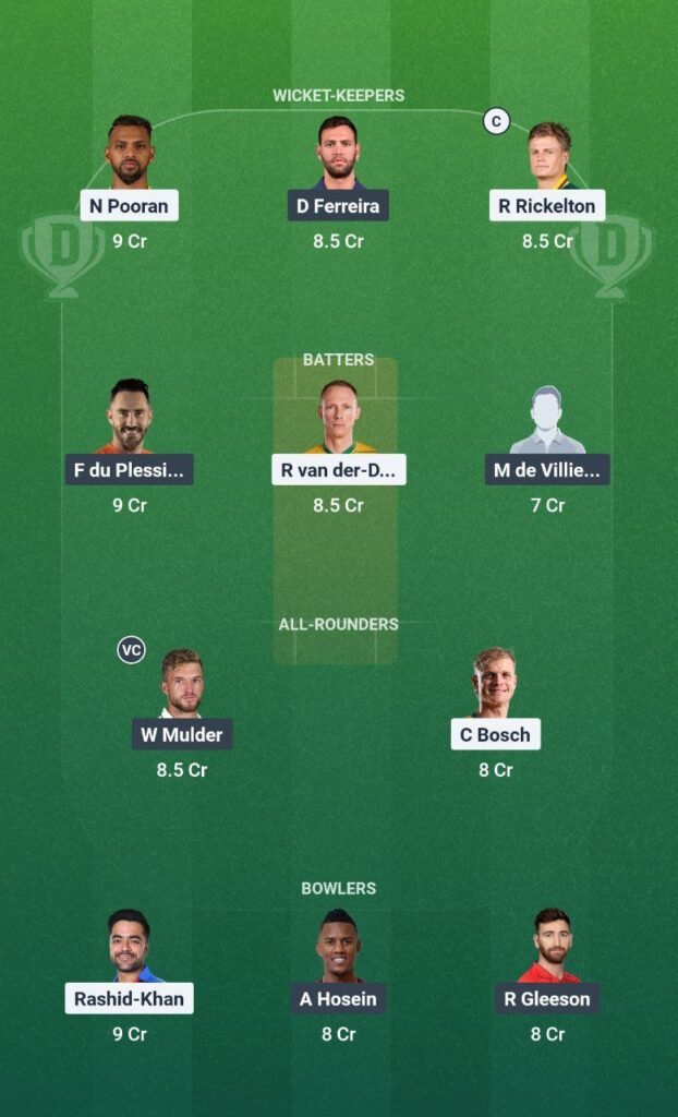 MICT vs JSK Dream11 Team