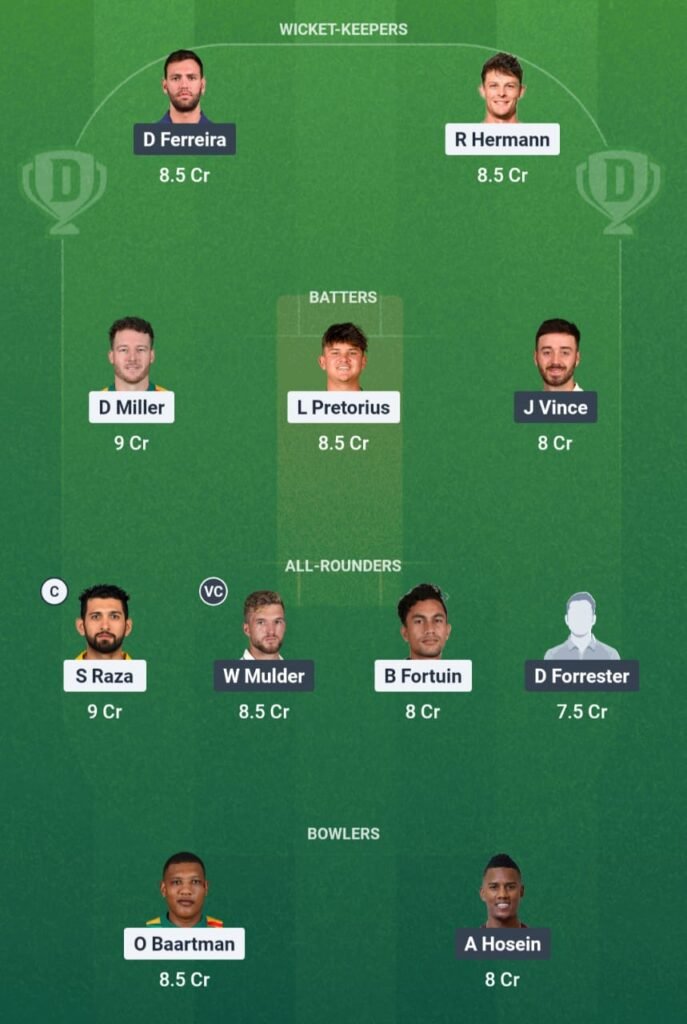 PR vs JSK Dream11 Team