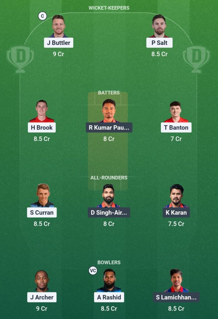 ENG vs NEP Dream11 Prediction
