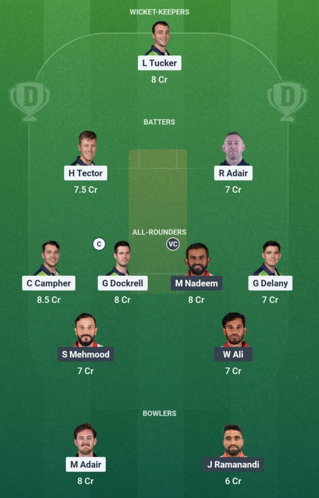 IRE vs OMN Dream11 Prediction