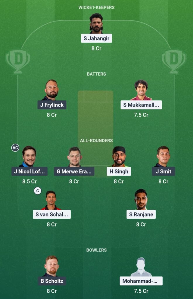 USA vs NAM Dream11 Prediction