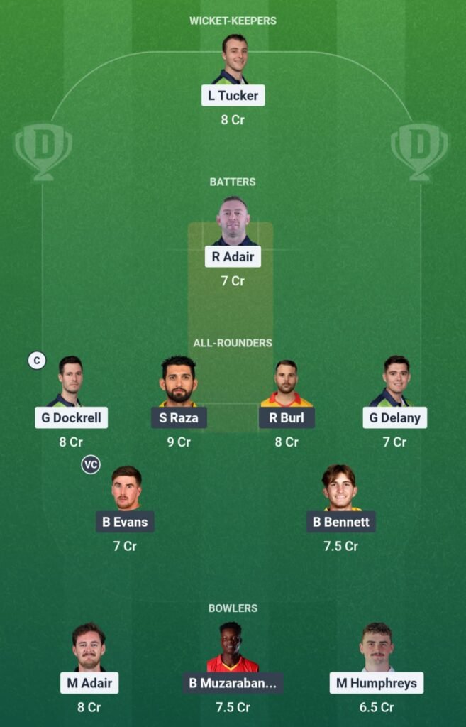 IRE vs ZIM Dream11 Prediction